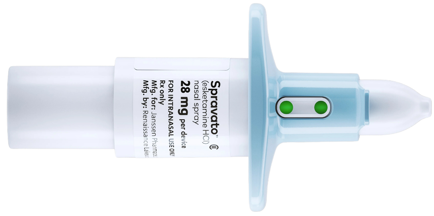 Spravato nasal spray device